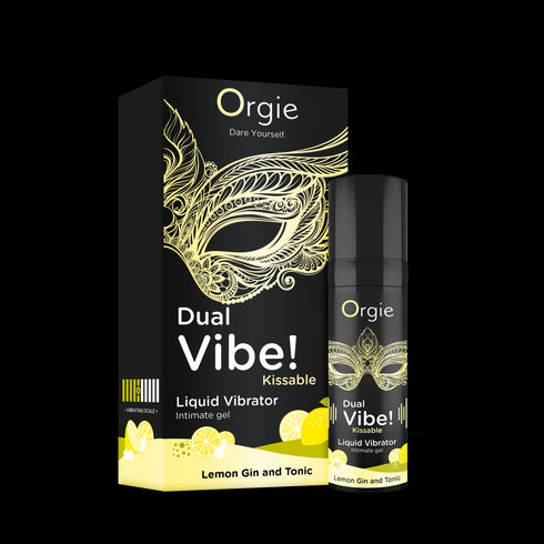 Orgie Dual Vibe Kissable Gel Lemon Gin & Tonic 15ml