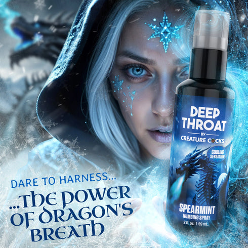 Creature Cocks Deep Throat Spearmint Numbing Spray 2 fl oz
