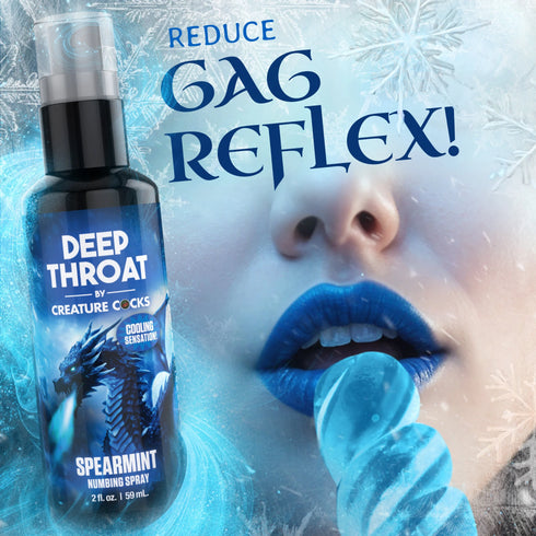 Creature Cocks Deep Throat Spearmint Numbing Spray 2 fl oz