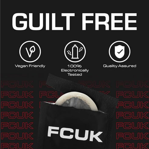 FCUK True Feel Condoms Graffiti Design Box 12