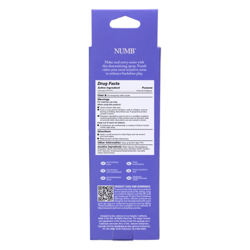 Intimate Enhancements Numb Anal Spray 2 fl oz