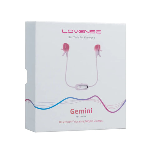 Lovense Gemini App-Controlled Vibrating Nipple Clamps