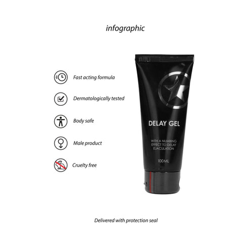 Shots Delay Gel 3.38 fl oz