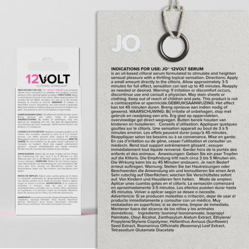 System JO 12VOLT Clitoral Stimulant Enhanced 10 ml