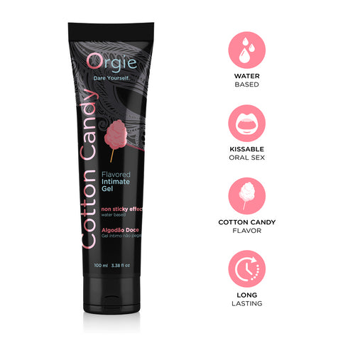 Orgie Lube Tube Cotton Candy 100ml