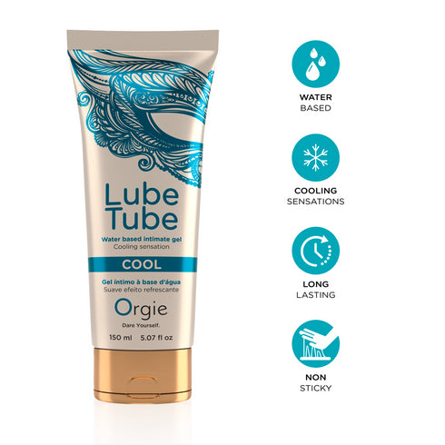 Orgie Lube Tube COOL Intimate Gel 150ml