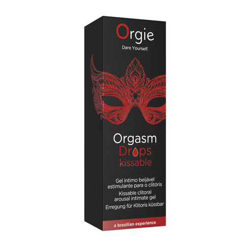 Orgie Orgasm Drops Kissable Gel 30ml