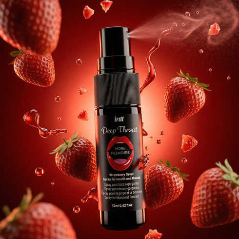intt Deep Throat Strawberry Oral Spray 0.42 fl oz
