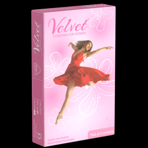 Velvet Condoms For Women Box 3