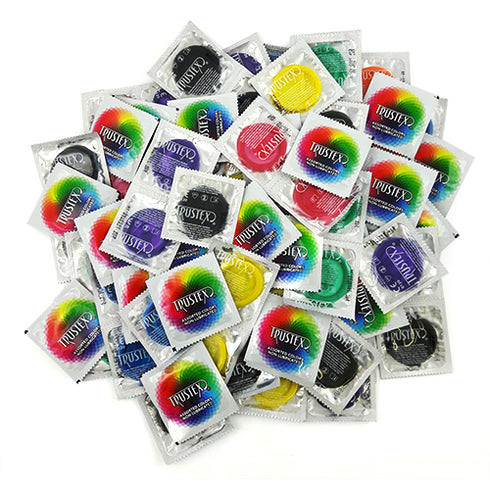 Trustex Assorted Colors Non-Lubricated