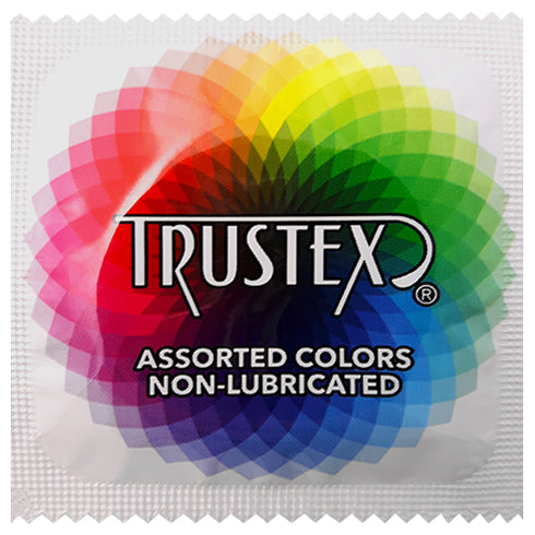 Trustex Assorted Colors Non-Lubricated