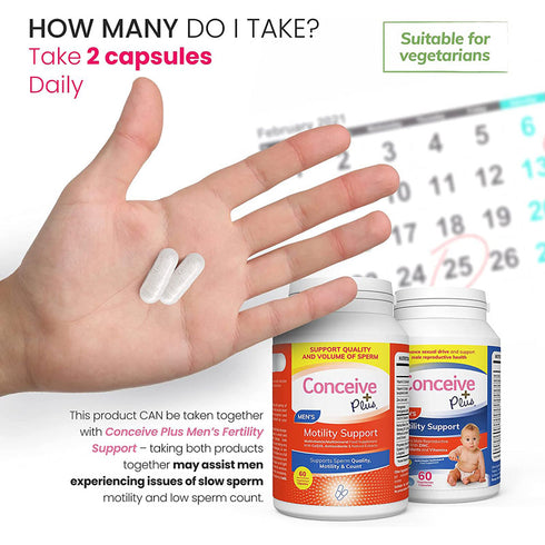 Sasmar Conceive Plus Men's Motility Support 60 caps