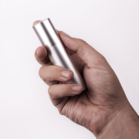 überlube Silver Refillable case & 1 insert 15ml