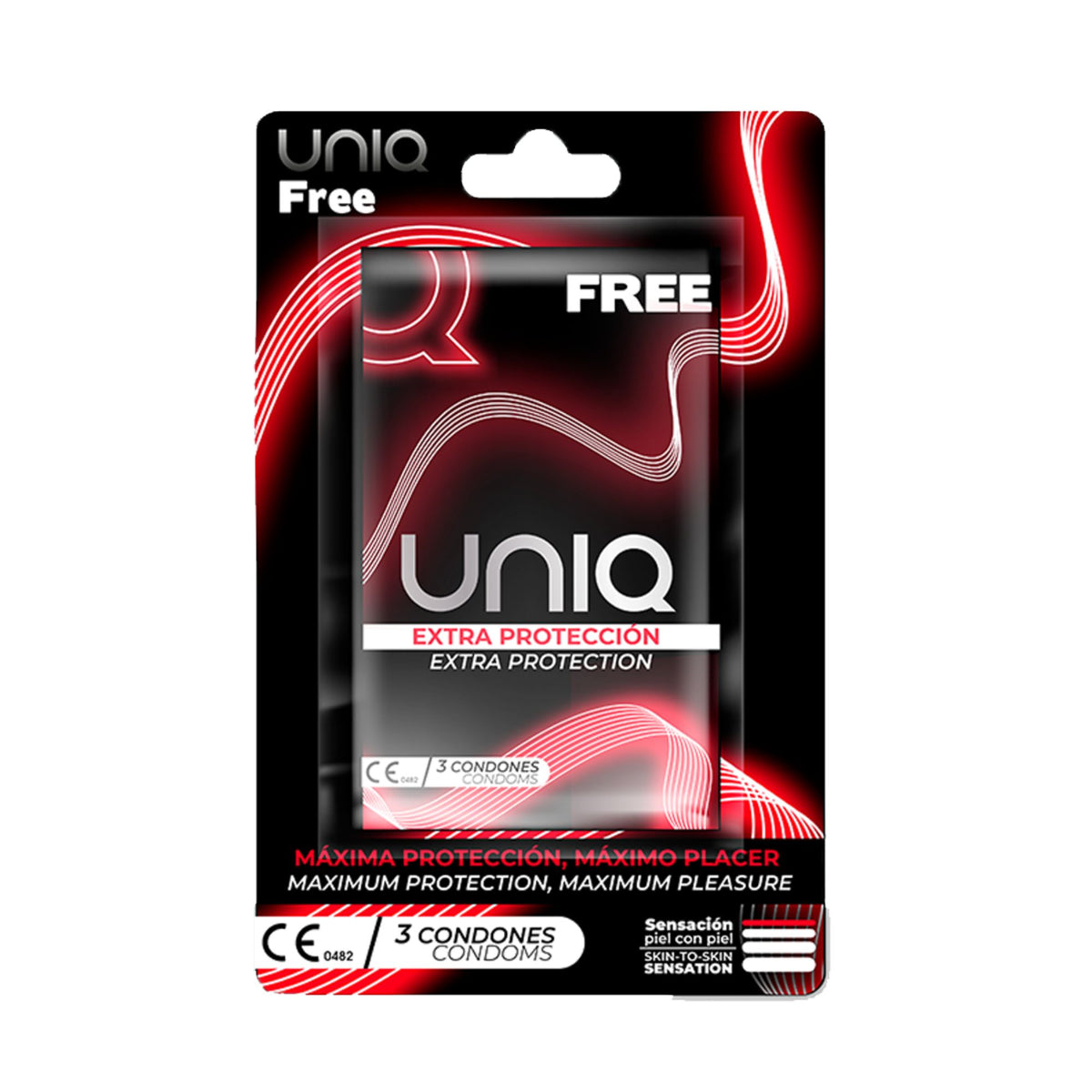 Uniq Free condoms 3 Pack Main image