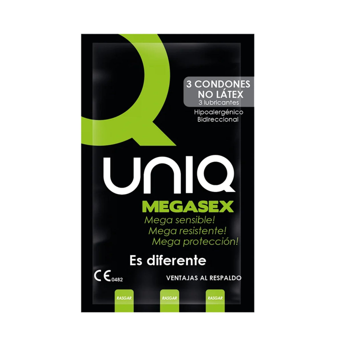Uniq Megasex condoms 3 Pack Main image