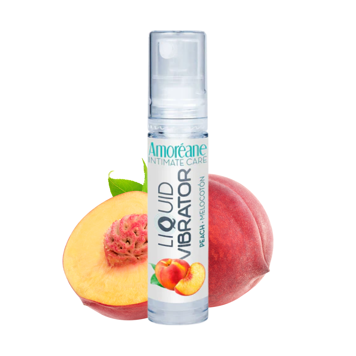 Amoreane Liquid Vibrator Peach 0.33 fl.oz Main image