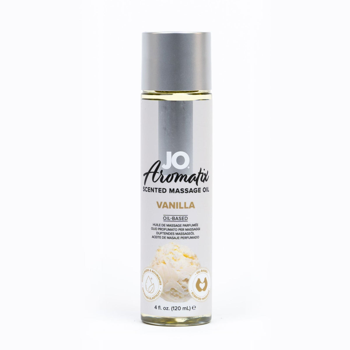JO Aromatix Massage Oil Vanilla Oil-Based4 fl.oz Main image
