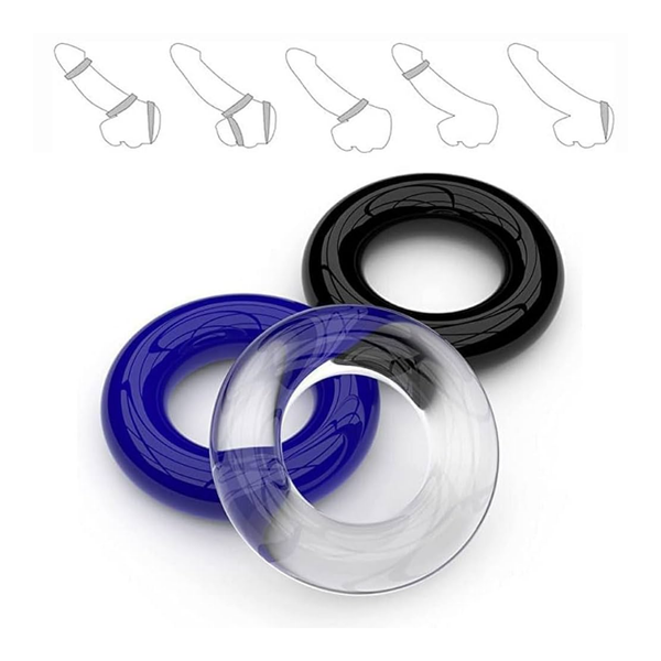 B-Series C-Ring Colored 3-Pack | WorldCondoms