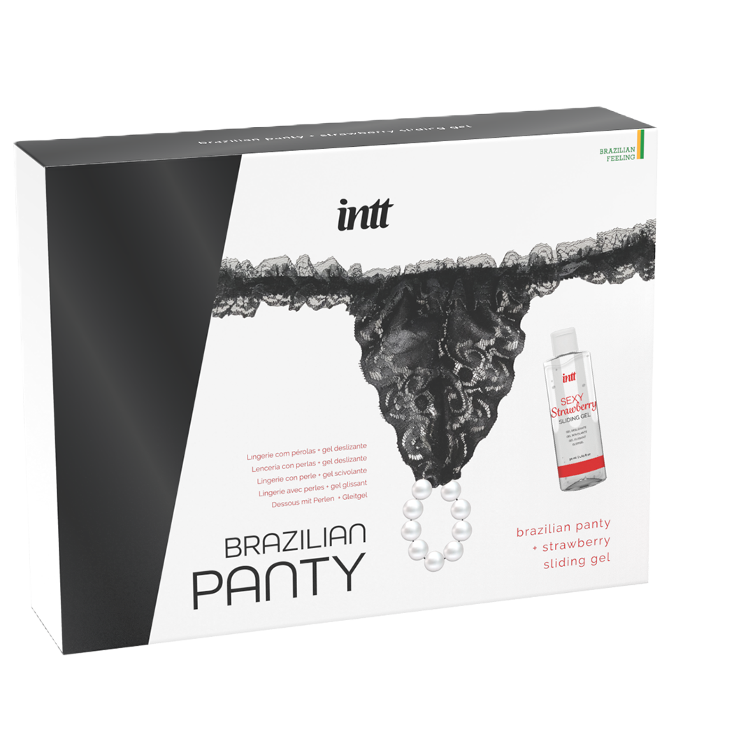 intt Brazilian Black Panty & Lube Kit Main image