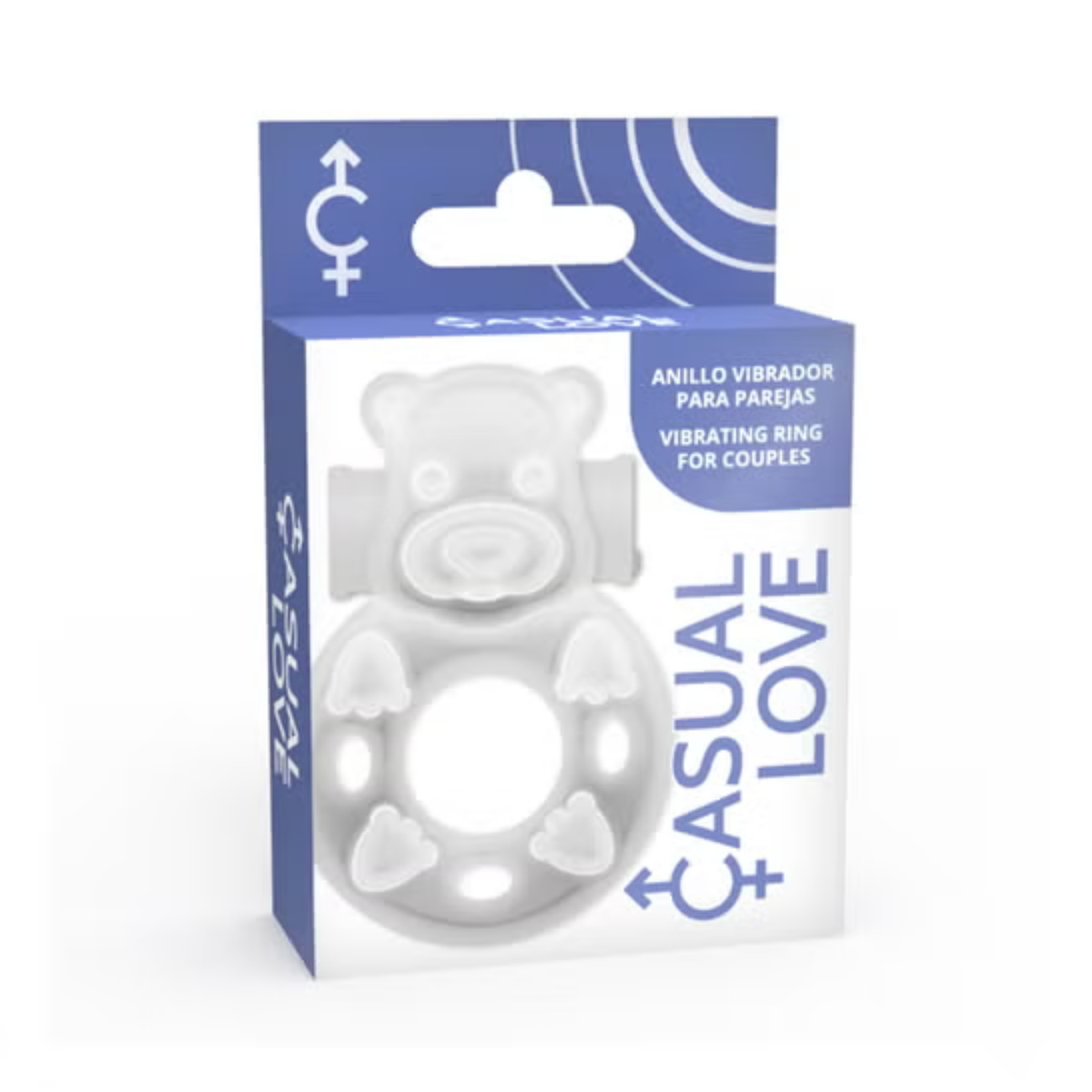 Casual Love Couple Vibrator Ring Bear | WorldCondoms Main image