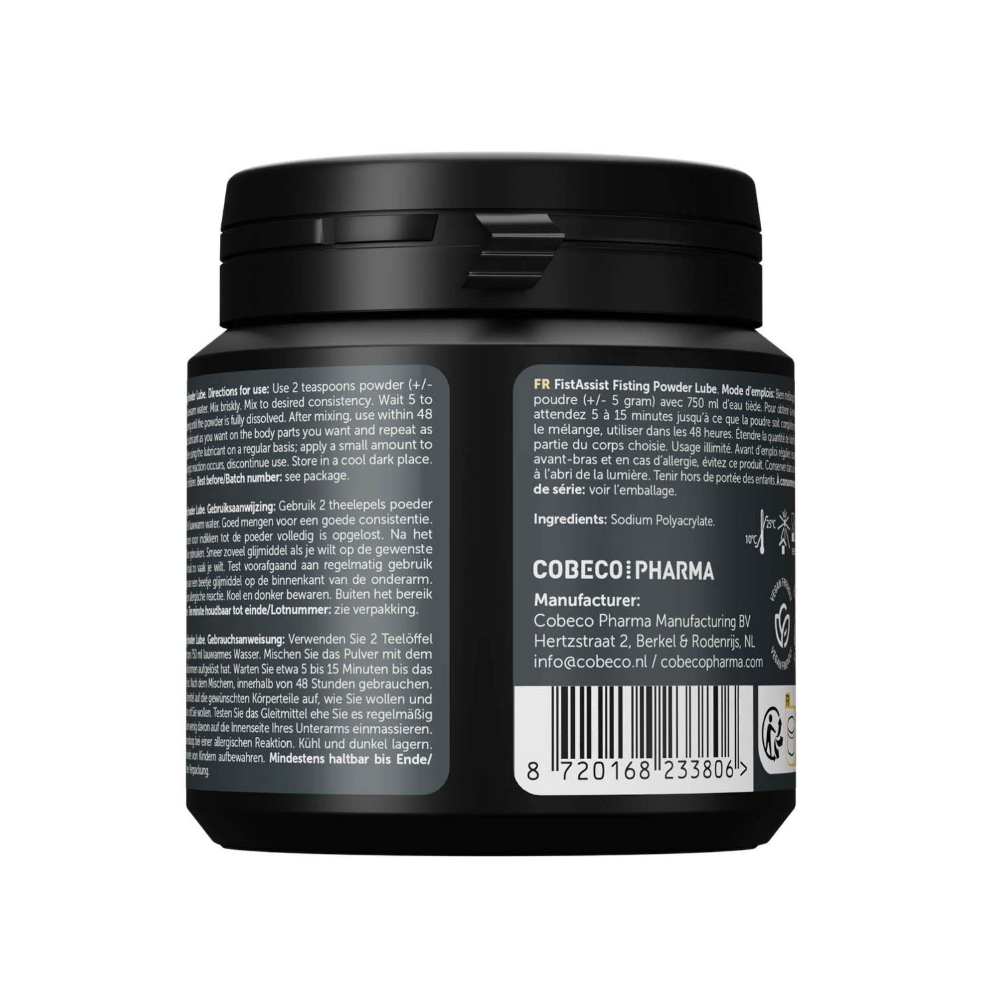 Cobeco FistAssist Fisting Powder Lube 4.76 oz Secondary image