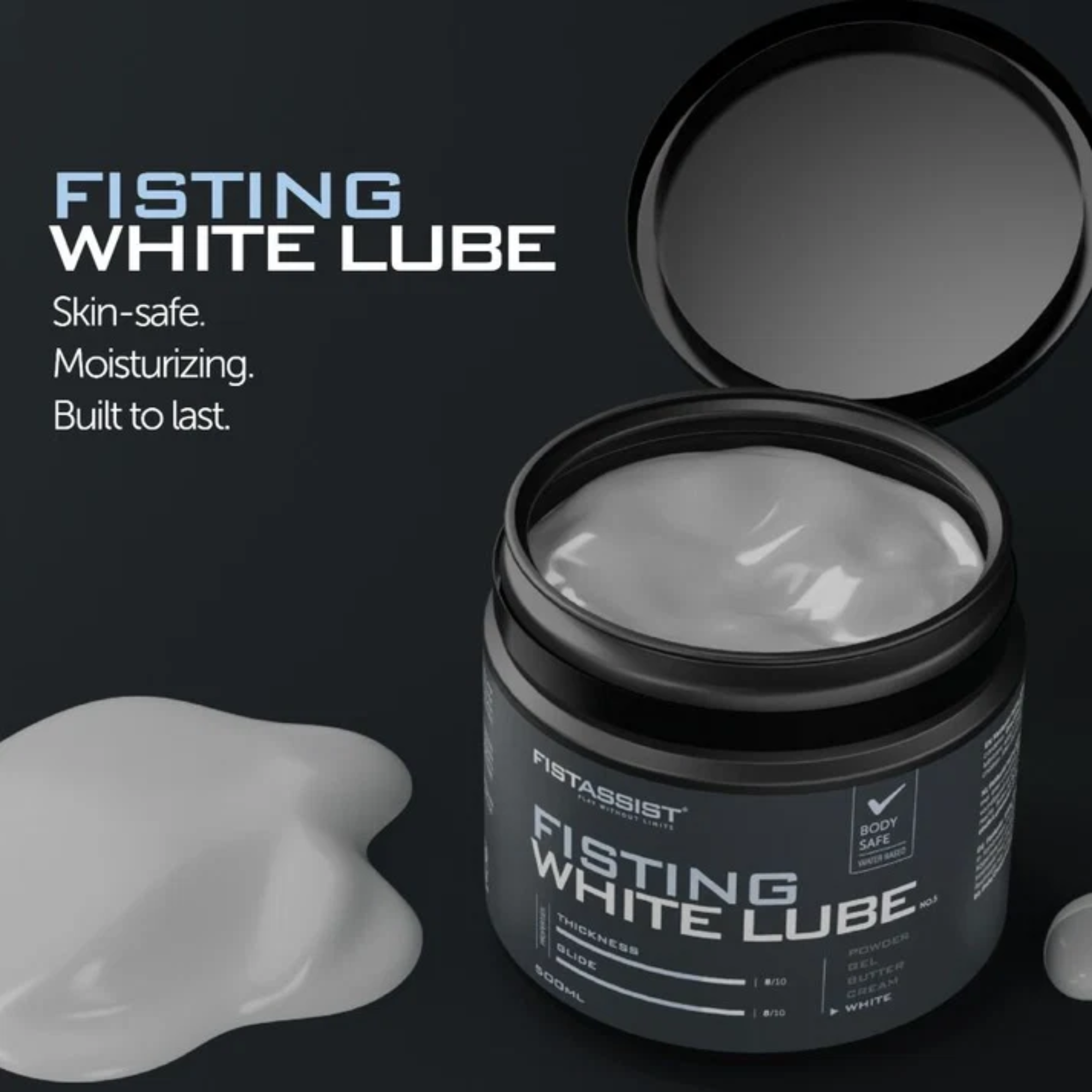 Cobeco FistAssist Fisting White Lube 17 fl oz Secondary image
