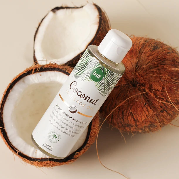 intt Vegan Coconut Massage Oil 5.1 fl oz Secondary image