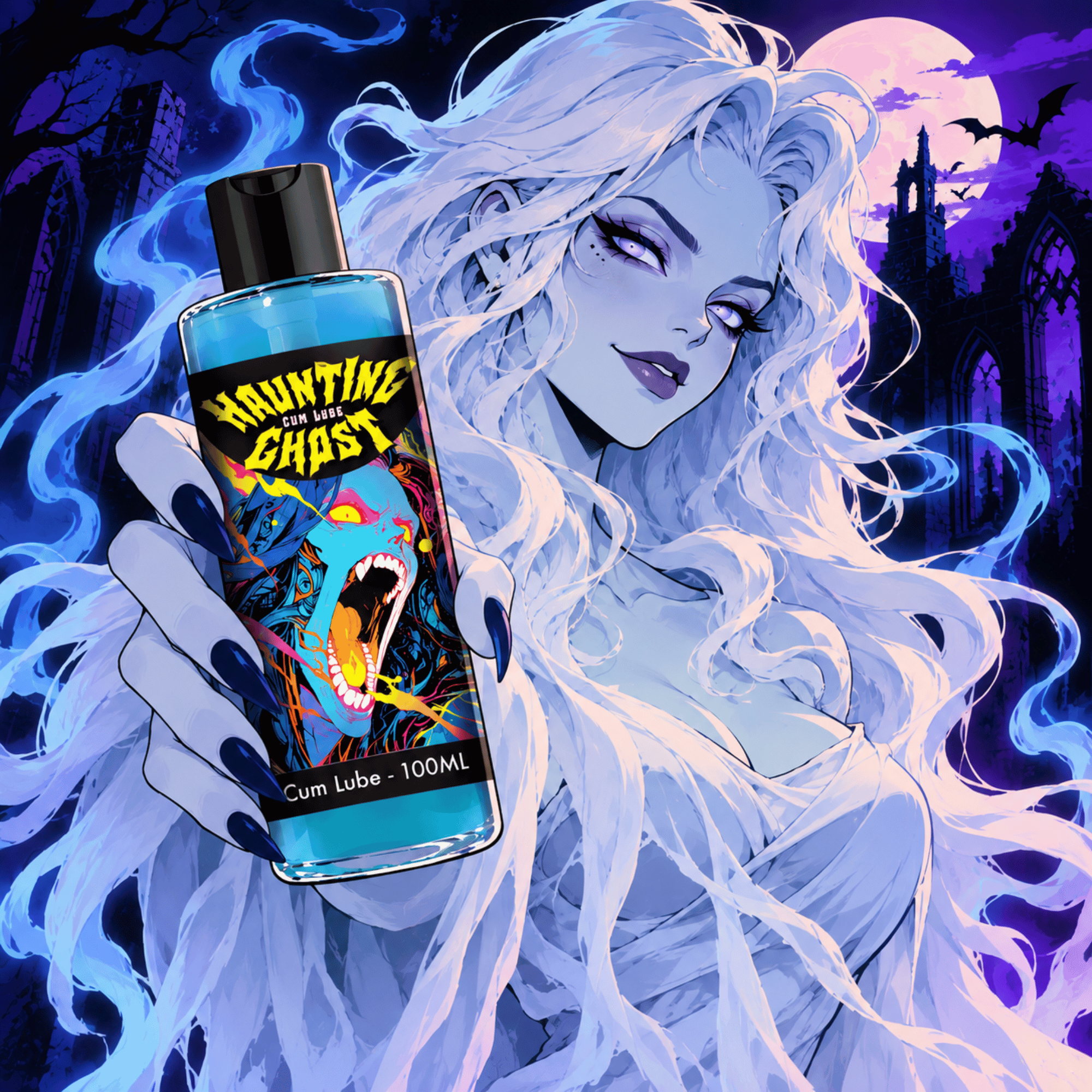 Shots Haunting Ghost Cum Lube 3.4 fl oz Secondary image