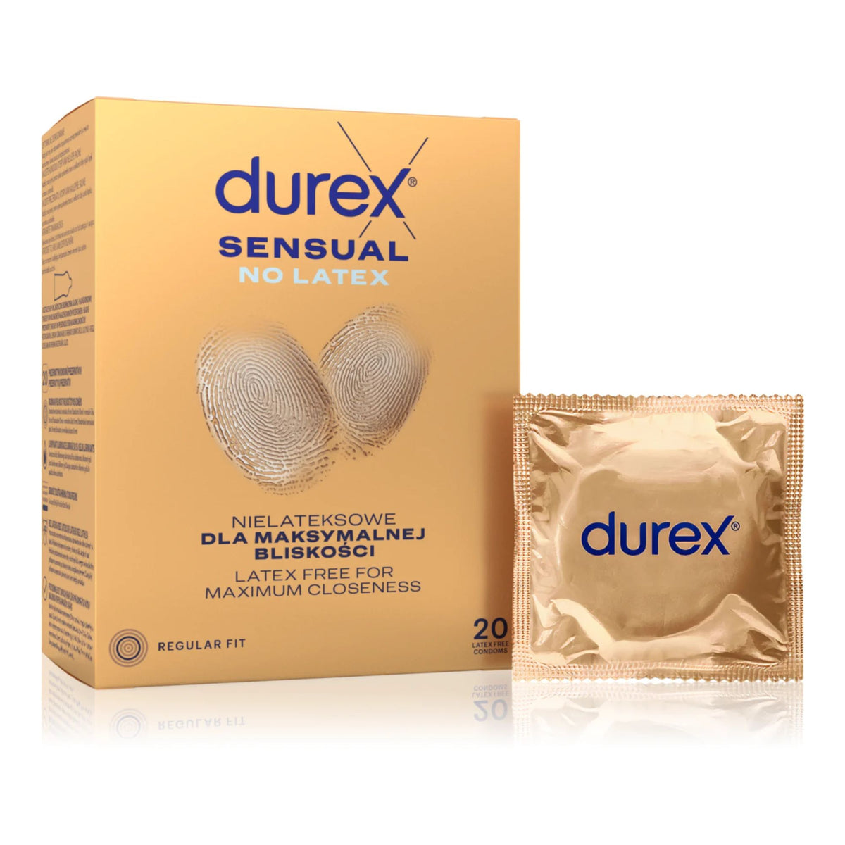 Durex Sensual No Latex Box 20 | WorldCondoms Main image
