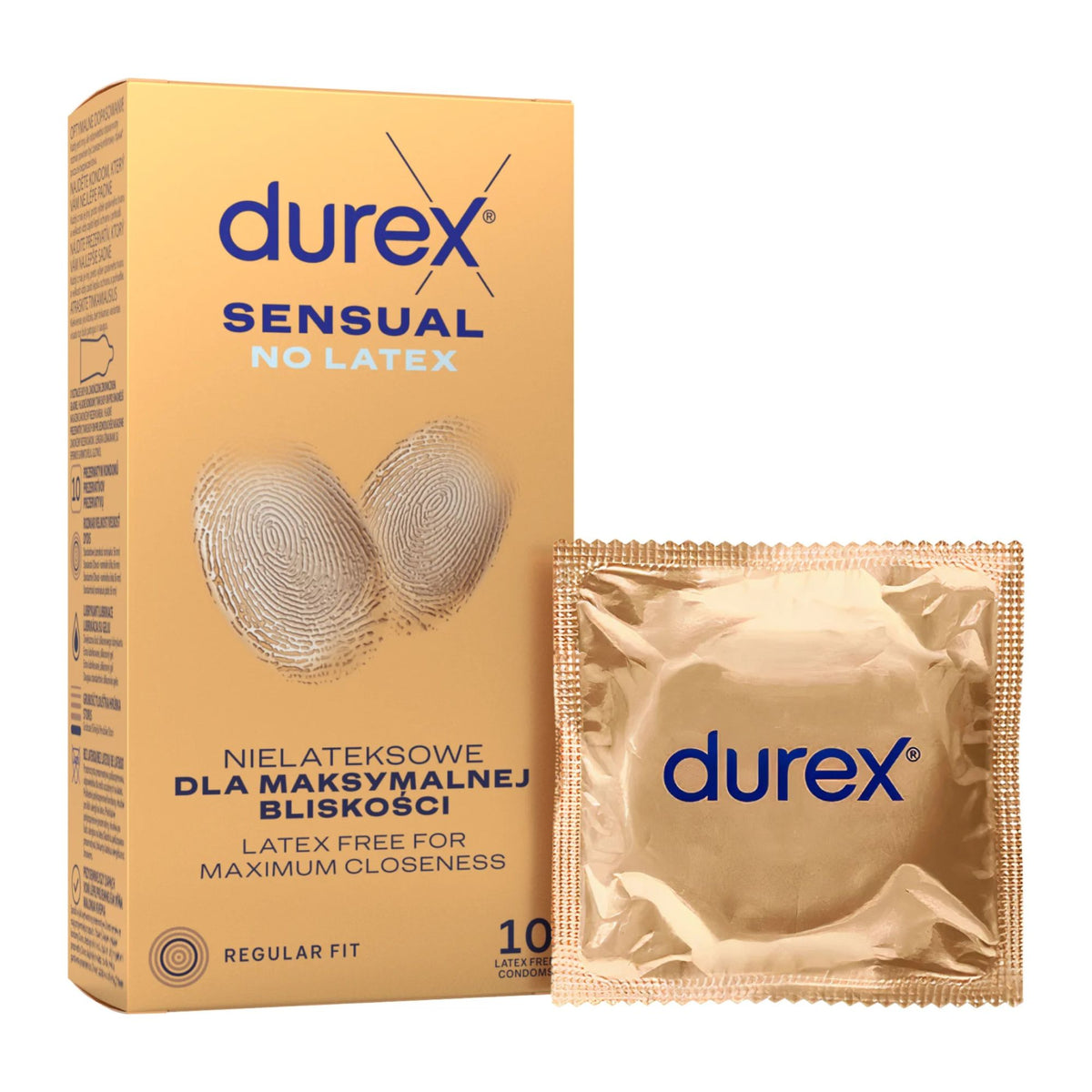 Durex Sensual No Latex 10 Pack