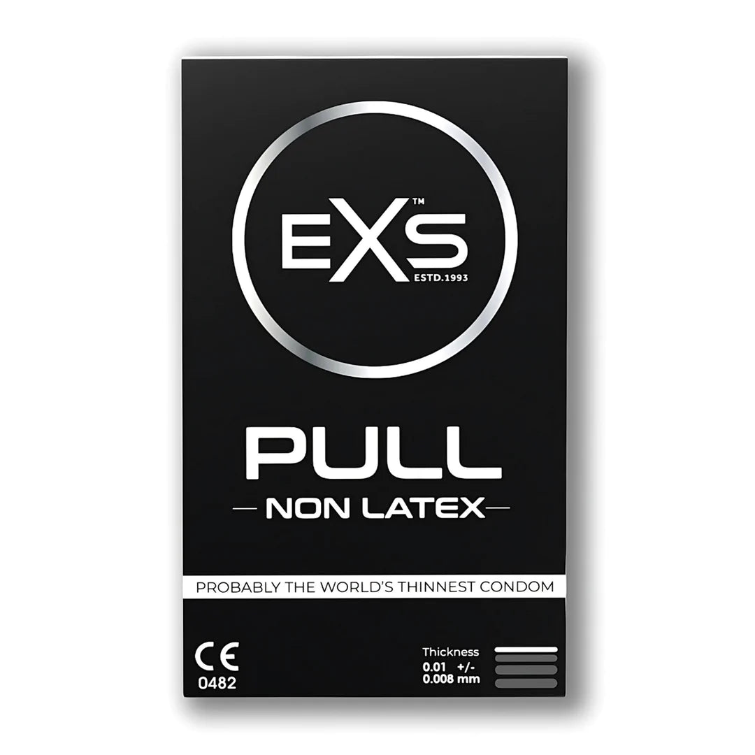 EXS non-latex condom packaging on a white background Main image
