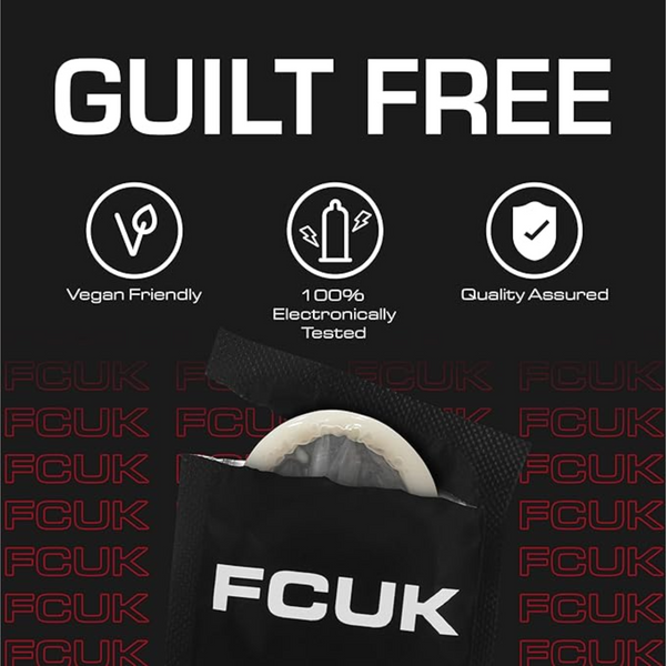 FCUK True Feel Condoms Black Box 12 | WorldCondoms