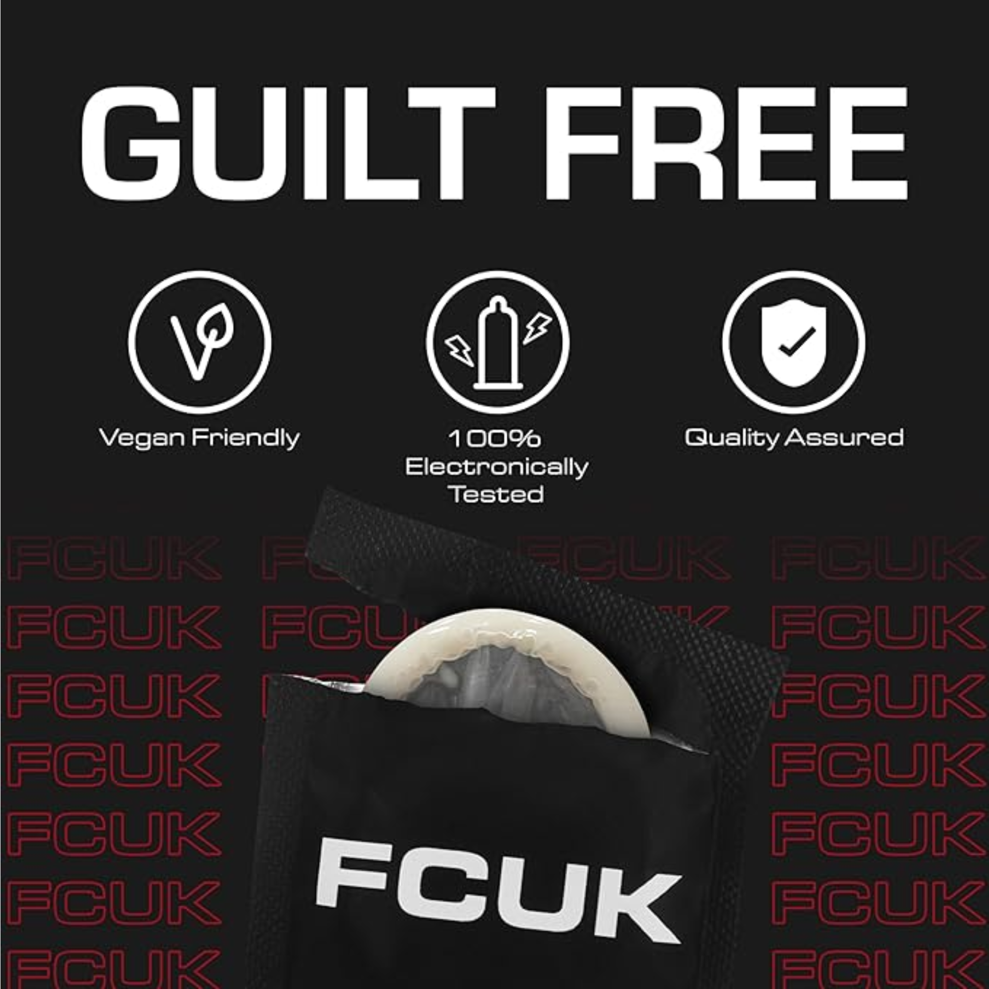 FCUK True Feel Condoms Graffiti Design 12 Pack Secondary image