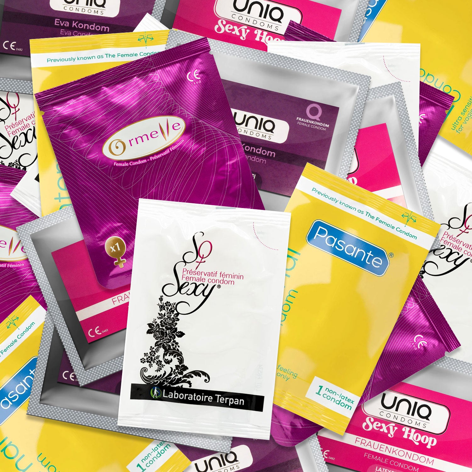 Female Condoms Sampler Pack Secondary image