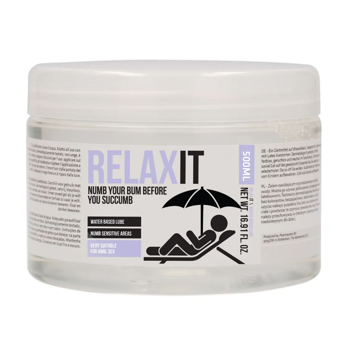 Fist It Relax It Numb Your Bum Before You Succumb 17 fl oz Main image