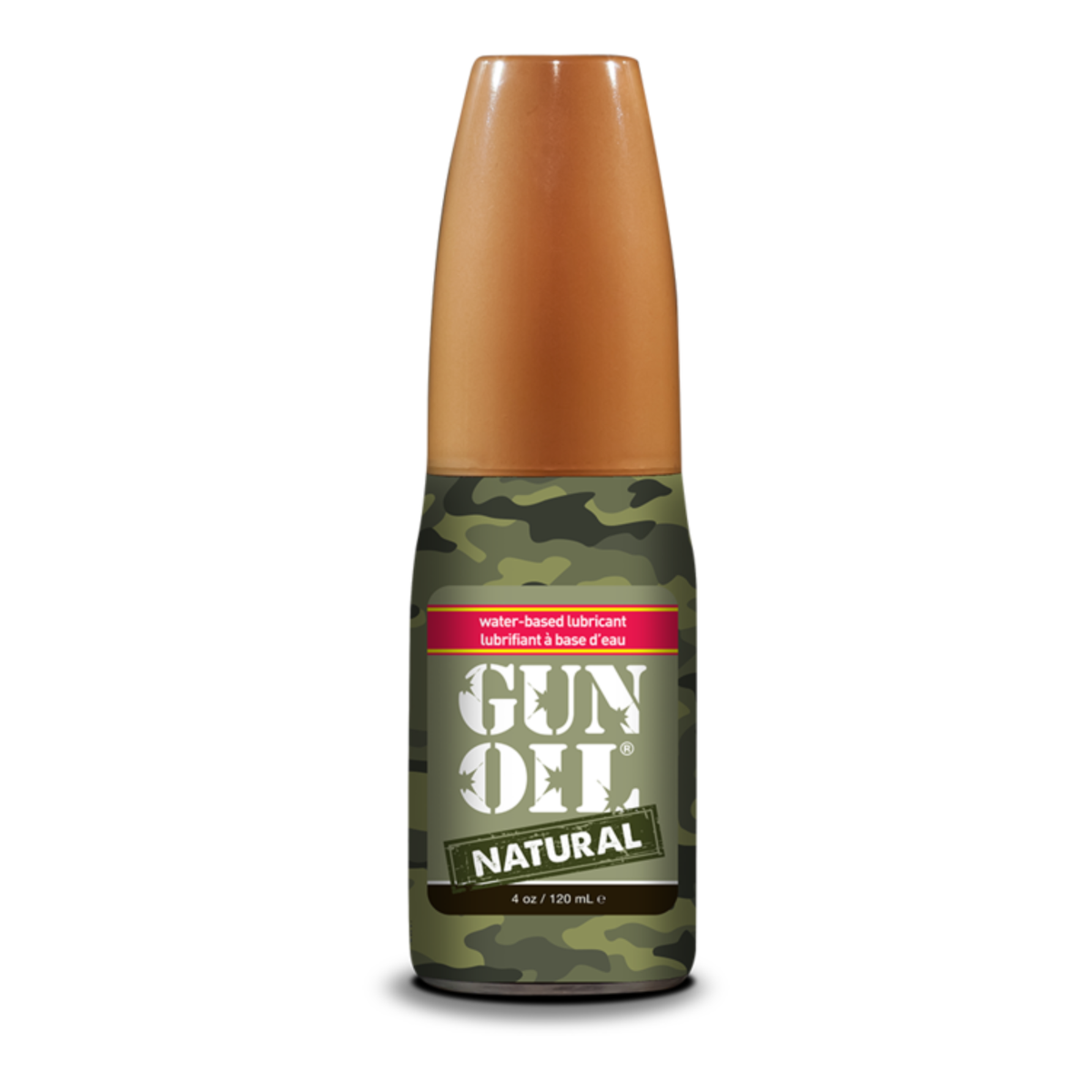 An image of GUN OIL Natural Water-based lube in 120ml bottle.