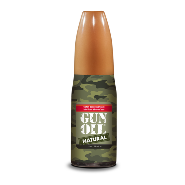 An image of GUN OIL Natural Water-based lube in 59ml bottle.