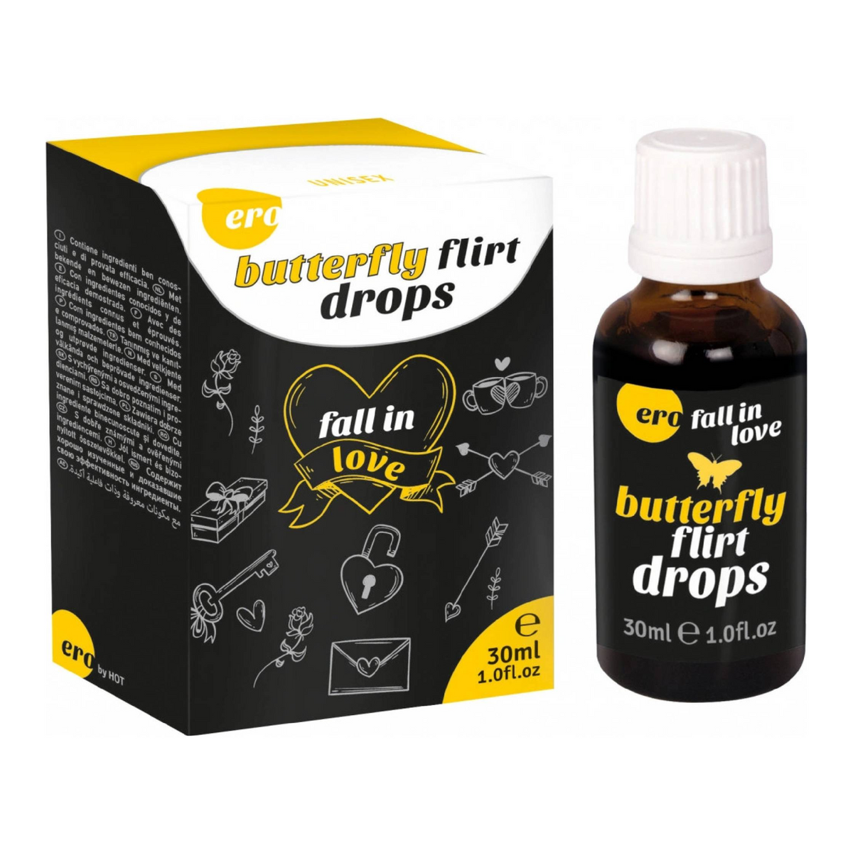 HOT ERO Unisex Butterfly Flirt Drops | WorldCondoms Main image