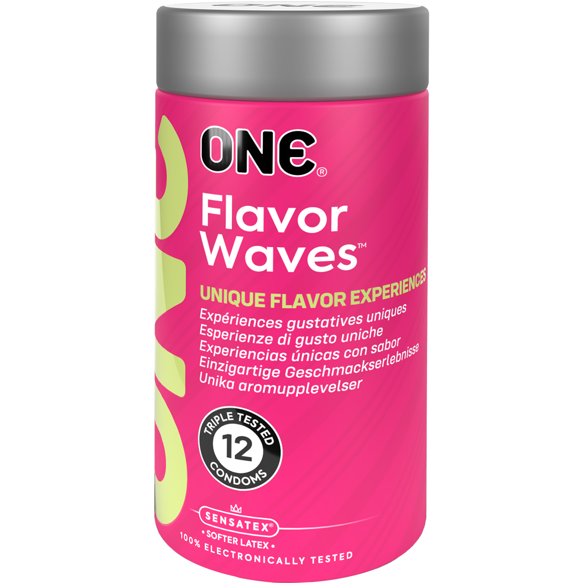 ONE Flavor Waves Box 12 | WorldCondoms Main image