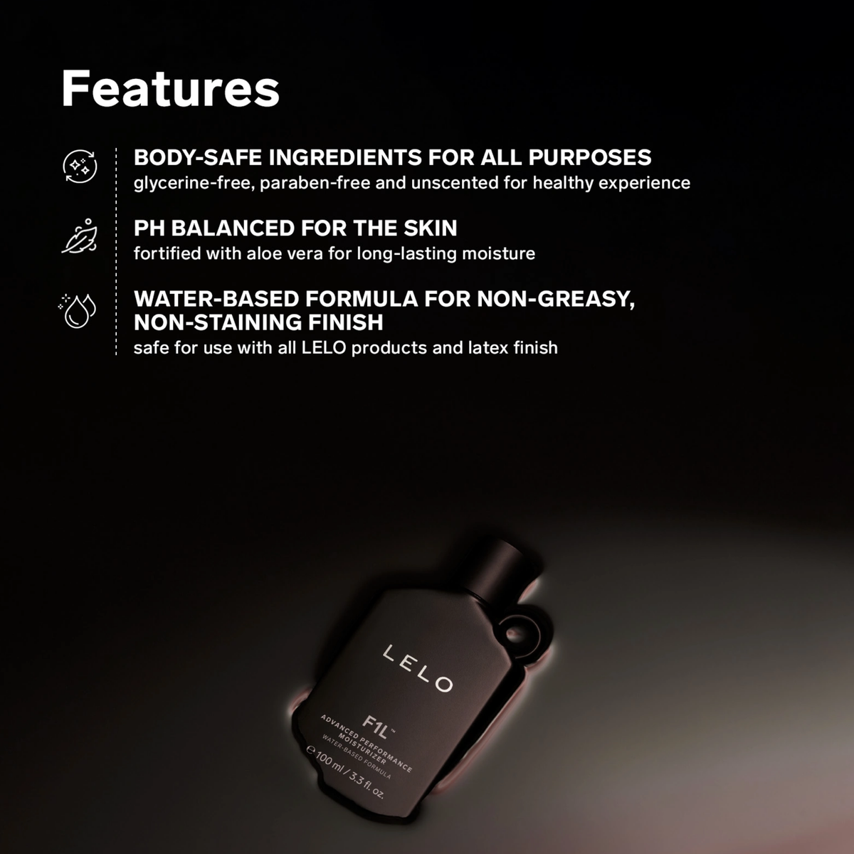 LELO F1L Advanced Performance Moisturizer 3.3 fl.oz