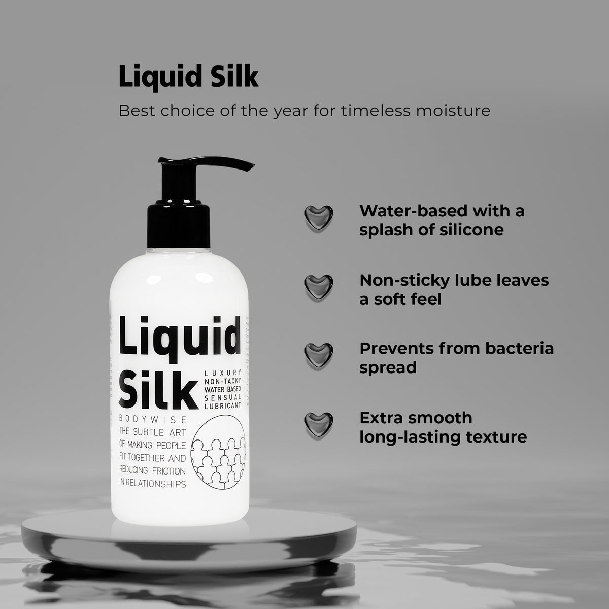Liquid SIlk Water Baseed Lubricant