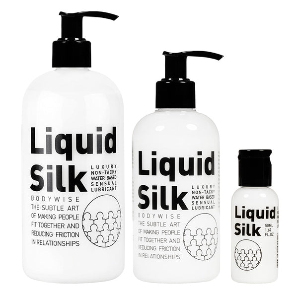 Liquid Silk Lube luxury non-tacky water based sensual lubricant 