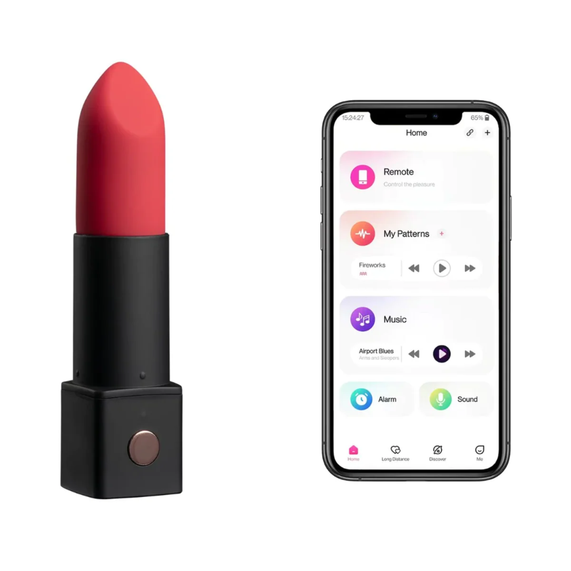 Lovense Exomoon Remote-Controlled Secret Lipstick Bullet Massager Secondary image