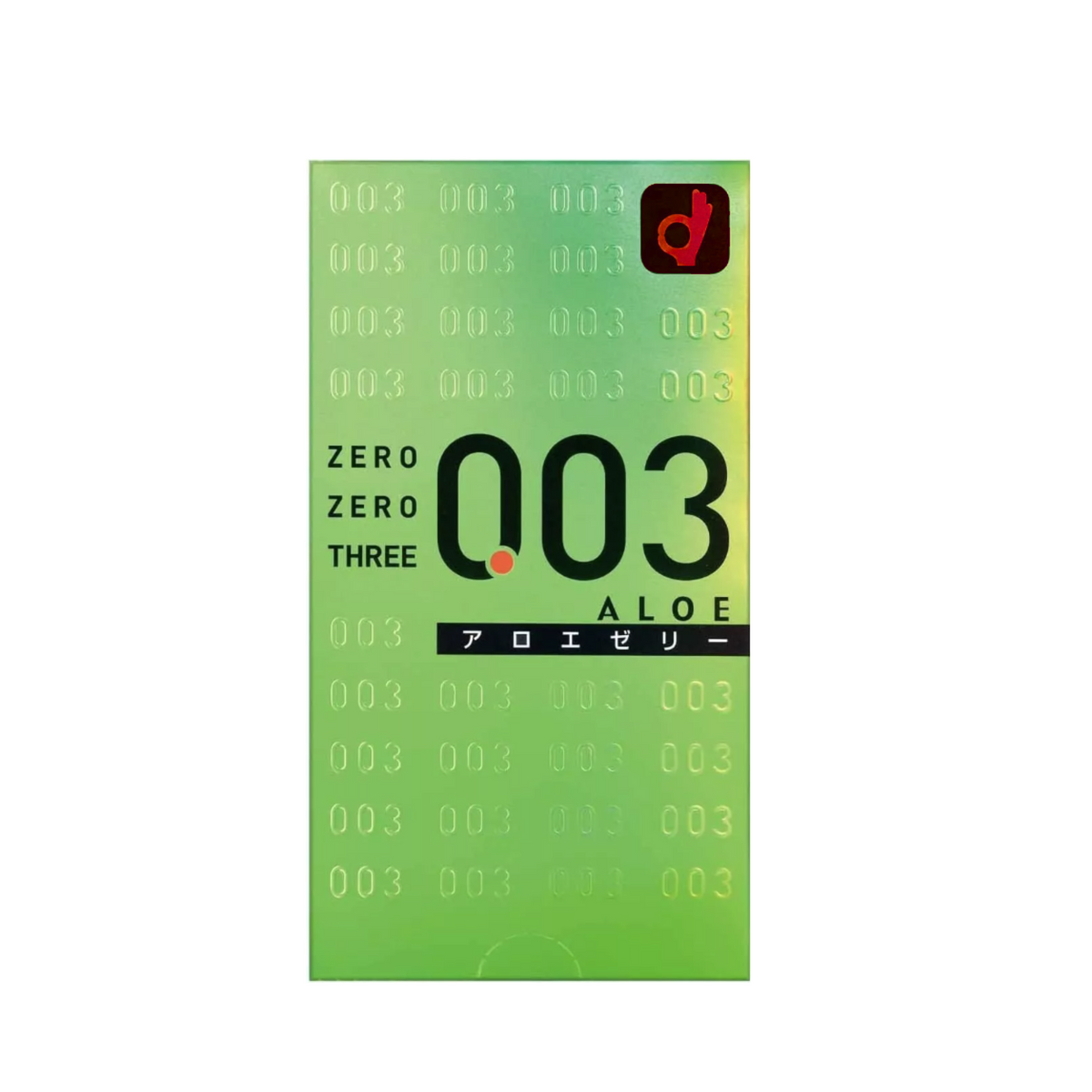 Okamoto 003 Aloe Box of 10 Front