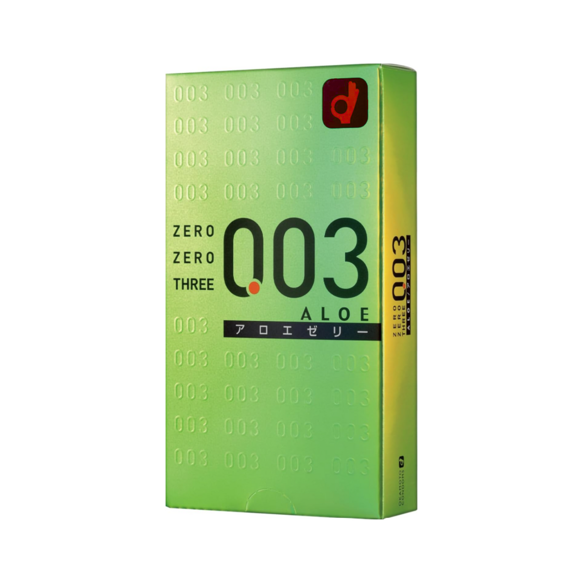 Okamoto 003 Aloe Box of 10 Front Main image