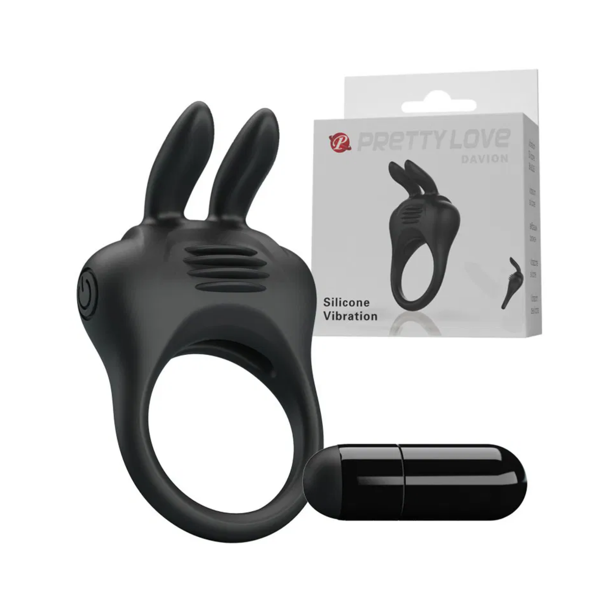 Pretty Love Davion Vibrating C-Ring | WorldCondoms Main image
