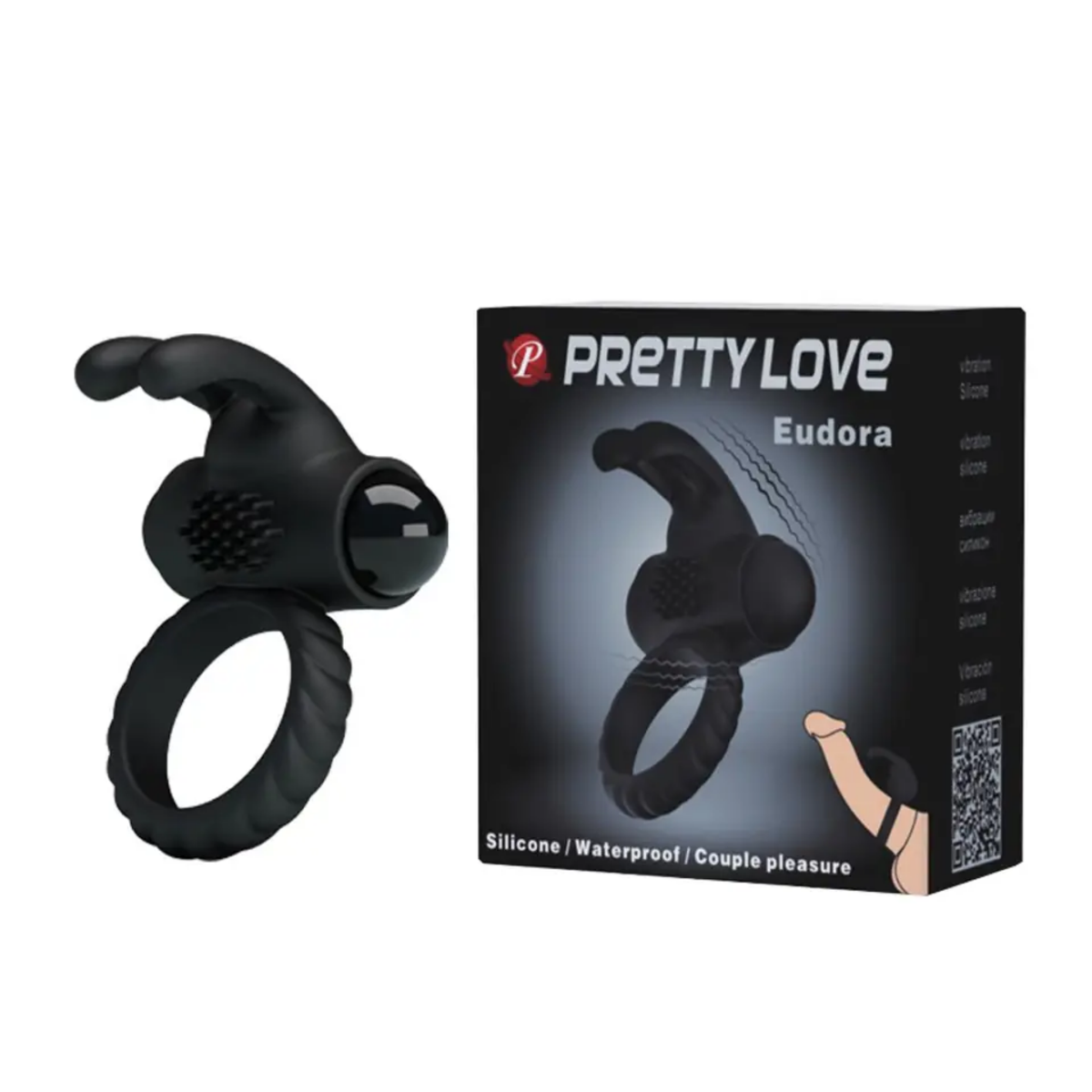Pretty Love Eudora Vibrating C-Ring | WorldCondoms Main image