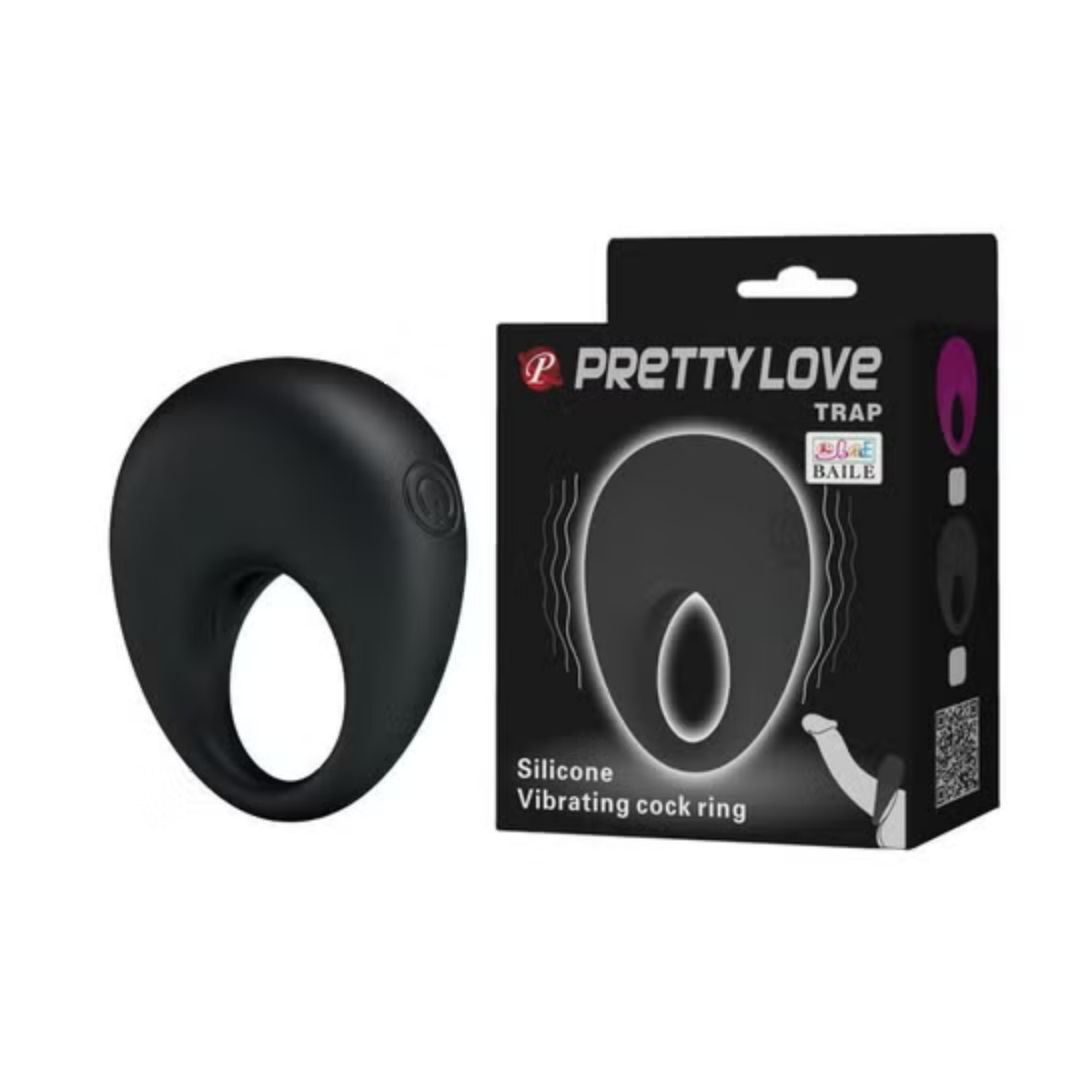 Pretty Love Trap Vibrating C-Ring | WorldCondoms Main image