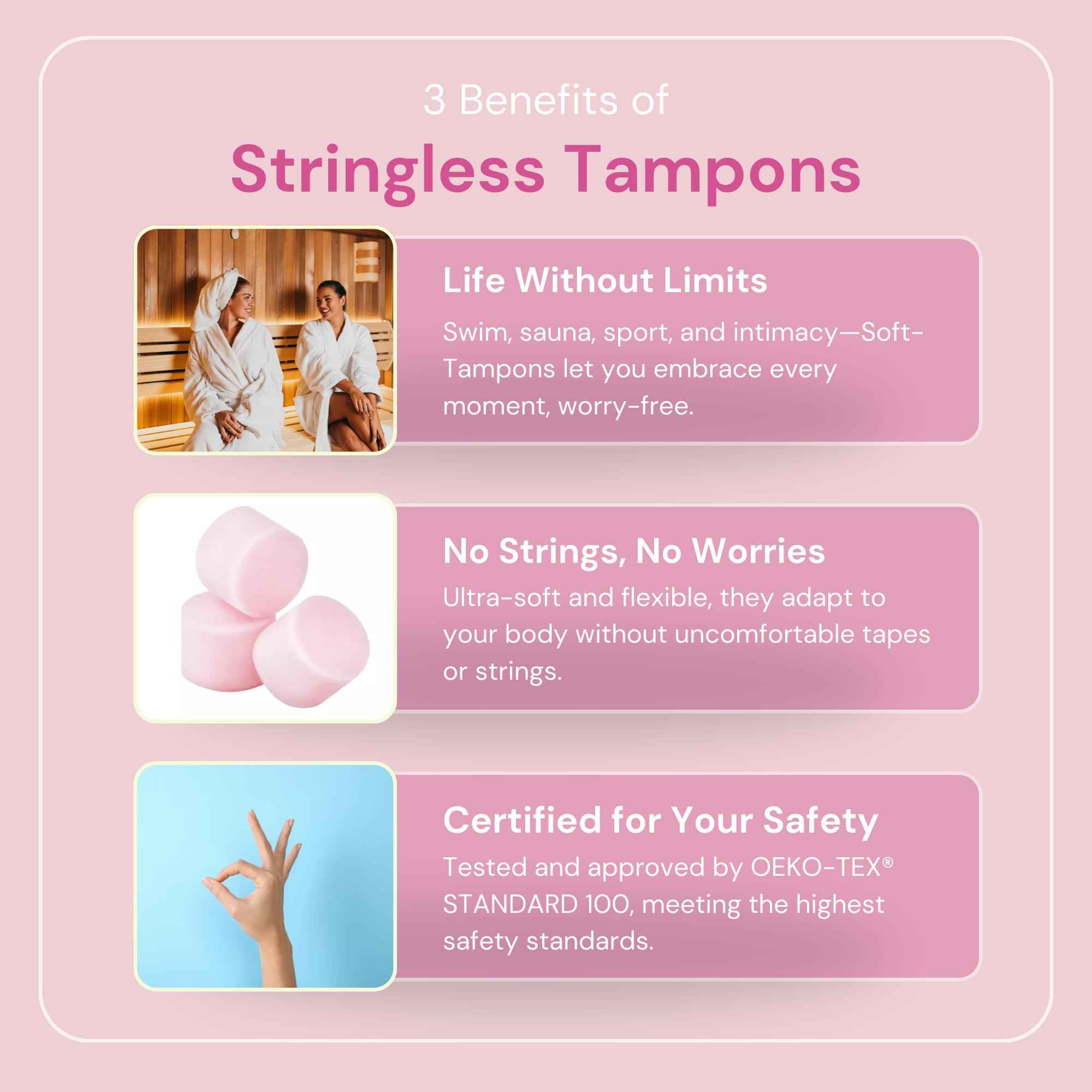 JoyDivision Professional Soft-Tampons 1 Piece Secondary image