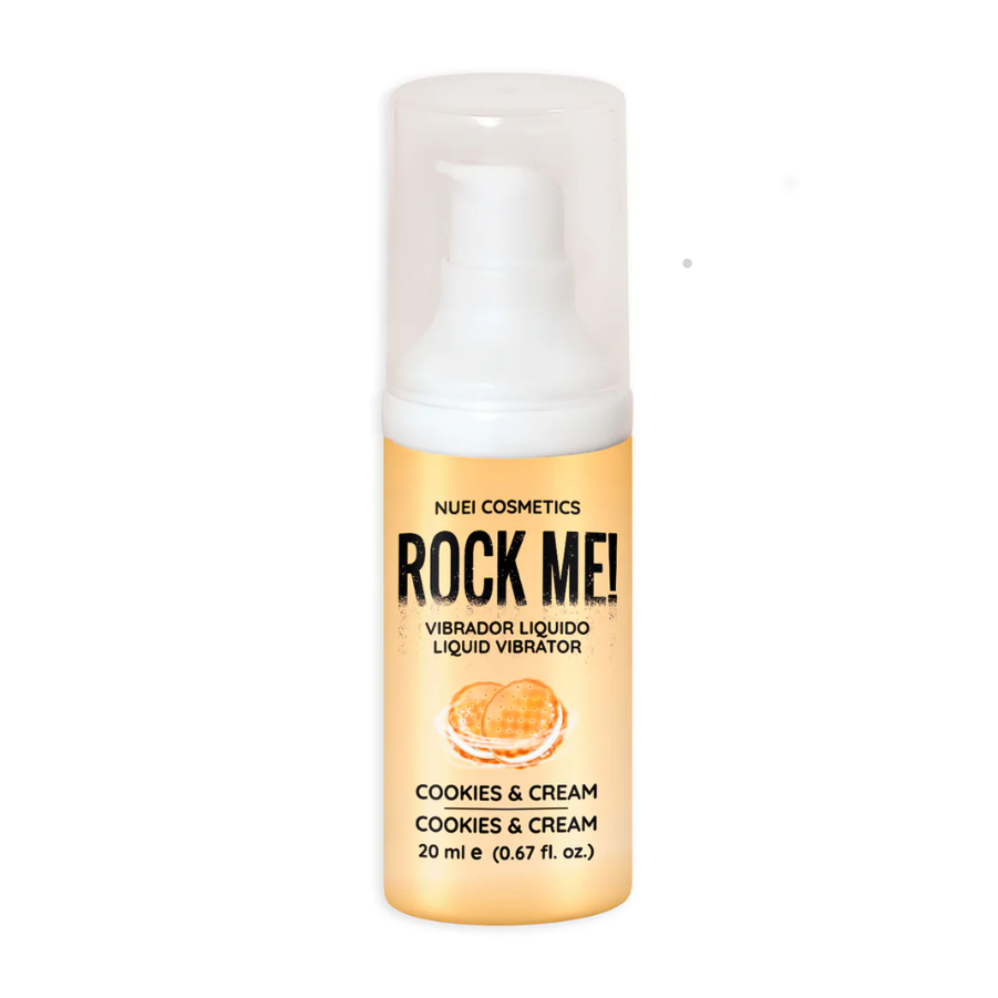 Rock Me Liquid Vibrator Cookies and Cream 0.67 fl oz Secondary image